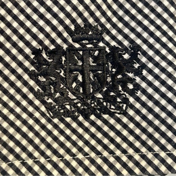 Ben Sherman Checkered Gingham Print Blue Men's Shirt XL 💙 - Picture 7 of 9